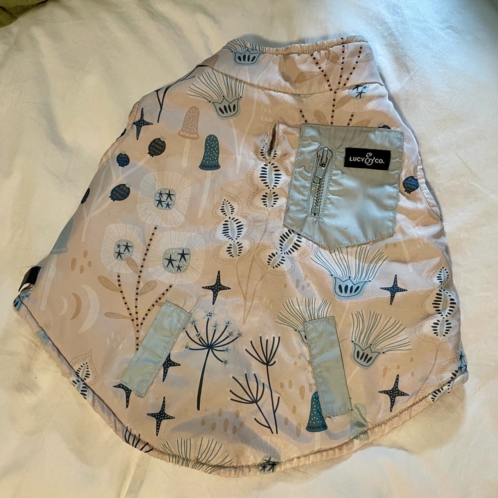 Baby Blue/Light Pink Reversible Teddy Vest